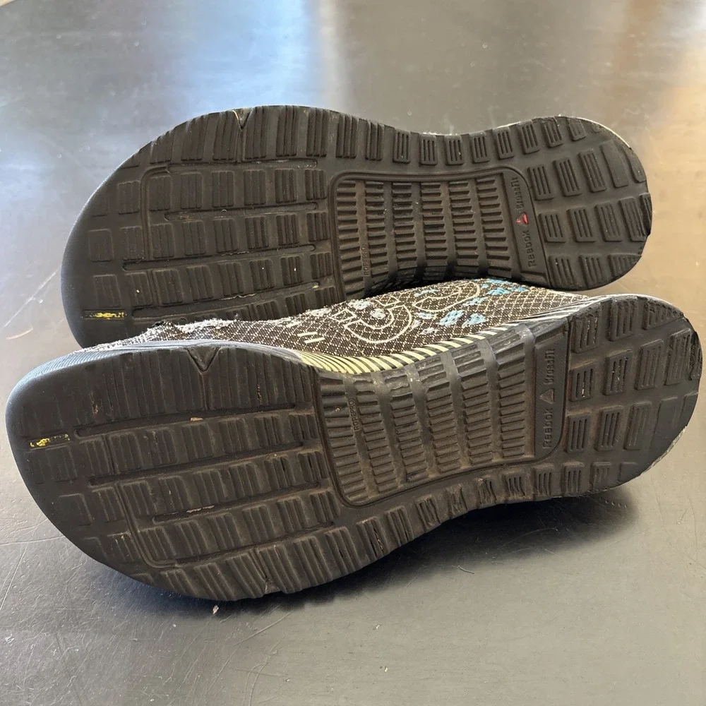 Reebok CrossFit Nano 5.0 Training Shoes Blue Black Gray Womens Sneakers Sz 7.5